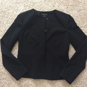 NWOT Ann Taylor Cropped Black Blazer